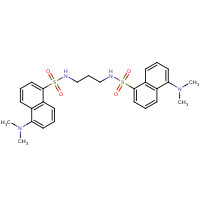64144-62-3 5-(dimethylamino)-N-[3-[[5-(dimethylamino)naphthalen-1-yl]sulfonylamino]propyl]naphthalene-1-sulfonamide chemical structure