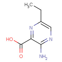 1129-12-0 3-amino-6-ethylpyrazine-2-carboxylic acid chemical structure