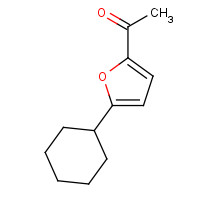 14166-41-7 1-(5-cyclohexylfuran-2-yl)ethanone chemical structure