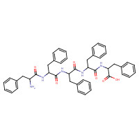 65757-10-0 2-[[2-[[2-[[2-[(2-amino-3-phenylpropanoyl)amino]-3-phenylpropanoyl]amino]-3-phenylpropanoyl]amino]-3-phenylpropanoyl]amino]-3-phenylpropanoic acid chemical structure