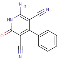 67720-42-7 2-amino-6-oxo-4-phenyl-1H-pyridine-3,5-dicarbonitrile chemical structure