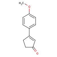 2108-53-4 3-(4-methoxyphenyl)cyclopent-2-en-1-one chemical structure