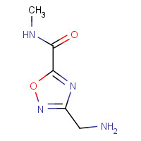 1119452-60-6 3-(aminomethyl)-N-methyl-1,2,4-oxadiazole-5-carboxamide chemical structure