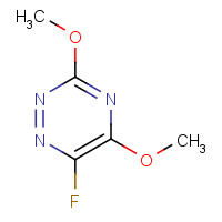 82736-99-0 6-fluoro-3,5-dimethoxy-1,2,4-triazine chemical structure