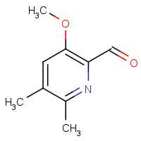 139549-25-0 3-methoxy-5,6-dimethylpyridine-2-carbaldehyde chemical structure