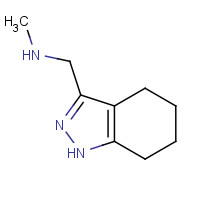 883544-80-7 N-methyl-1-(4,5,6,7-tetrahydro-1H-indazol-3-yl)methanamine chemical structure
