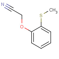 72955-90-9 2-(2-methylsulfanylphenoxy)acetonitrile chemical structure