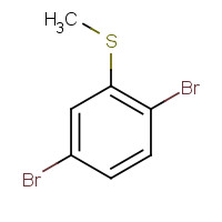 134646-03-0 1,4-dibromo-2-methylsulfanylbenzene chemical structure