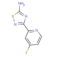 1179361-26-2 3-(4-fluoropyridin-2-yl)-1,2,4-thiadiazol-5-amine chemical structure