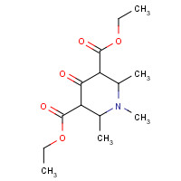 53630-60-7 diethyl 1,2,6-trimethyl-4-oxopiperidine-3,5-dicarboxylate chemical structure