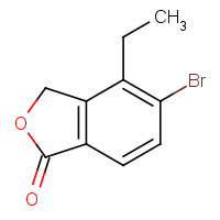 1255208-26-4 5-bromo-4-ethyl-3H-2-benzofuran-1-one chemical structure