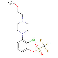 871356-24-0 [2-chloro-3-[4-(2-methoxyethyl)piperazin-1-yl]phenyl] trifluoromethanesulfonate chemical structure