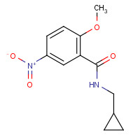 288151-88-2 N-(cyclopropylmethyl)-2-methoxy-5-nitrobenzamide chemical structure