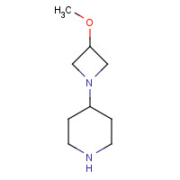 1400864-53-0 4-(3-methoxyazetidin-1-yl)piperidine chemical structure