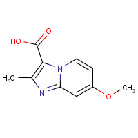 854515-83-6 7-methoxy-2-methylimidazo[1,2-a]pyridine-3-carboxylic acid chemical structure