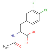 148552-64-1 2-acetamido-3-(3,4-dichlorophenyl)propanoic acid chemical structure