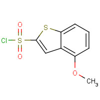 96803-86-0 4-methoxy-1-benzothiophene-2-sulfonyl chloride chemical structure
