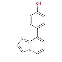 104271-34-3 4-imidazo[1,2-a]pyridin-8-ylphenol chemical structure