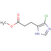 338971-00-9 methyl 3-(4-chloro-1H-imidazol-5-yl)propanoate chemical structure