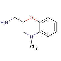 282520-55-2 (4-methyl-2,3-dihydro-1,4-benzoxazin-2-yl)methanamine chemical structure
