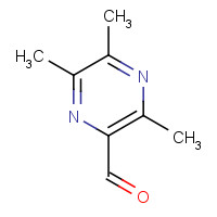 186534-02-1 3,5,6-trimethylpyrazine-2-carbaldehyde chemical structure