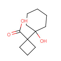 51175-07-6 1-(1-hydroxycyclohexyl)cyclobutane-1-carboxylic acid chemical structure