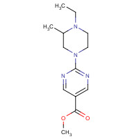 1035271-36-3 methyl 2-(4-ethyl-3-methylpiperazin-1-yl)pyrimidine-5-carboxylate chemical structure