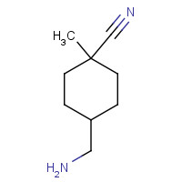 1257051-00-5 4-(aminomethyl)-1-methylcyclohexane-1-carbonitrile chemical structure