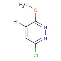 1445774-08-2 4-bromo-6-chloro-3-methoxypyridazine chemical structure