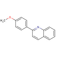 16032-40-9 2-(4-methoxyphenyl)quinoline chemical structure