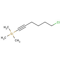 113964-33-3 6-chlorohex-1-ynyl(trimethyl)silane chemical structure