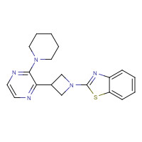 1349869-29-9 2-[3-(3-piperidin-1-ylpyrazin-2-yl)azetidin-1-yl]-1,3-benzothiazole chemical structure