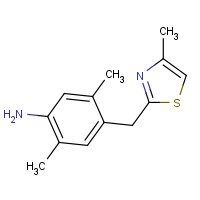 1421922-63-5 2,5-dimethyl-4-[(4-methyl-1,3-thiazol-2-yl)methyl]aniline chemical structure
