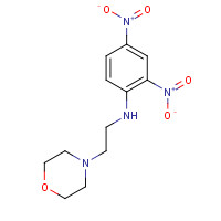 100255-77-4 N-(2-morpholin-4-ylethyl)-2,4-dinitroaniline chemical structure