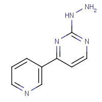 959037-50-4 (4-pyridin-3-ylpyrimidin-2-yl)hydrazine chemical structure