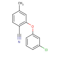 222977-99-3 2-(3-chlorophenoxy)-4-methylbenzonitrile chemical structure