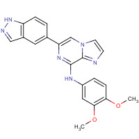 1229206-41-0 N-(3,4-dimethoxyphenyl)-6-(1H-indazol-5-yl)imidazo[1,2-a]pyrazin-8-amine chemical structure