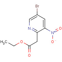 1211540-74-7 ethyl 2-(5-bromo-3-nitropyridin-2-yl)acetate chemical structure
