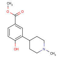 1445490-20-9 methyl 4-hydroxy-3-(1-methylpiperidin-4-yl)benzoate chemical structure