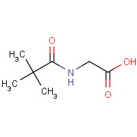 23891-96-5 2-(2,2-dimethylpropanoylamino)acetic acid chemical structure