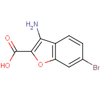 887246-19-7 3-amino-6-bromo-1-benzofuran-2-carboxylic acid chemical structure