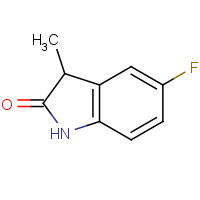 1035805-54-9 5-fluoro-3-methyl-1,3-dihydroindol-2-one chemical structure