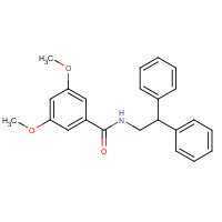 169466-35-7 N-(2,2-diphenylethyl)-3,5-dimethoxybenzamide chemical structure