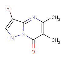 1429309-27-2 3-bromo-5,6-dimethyl-1H-pyrazolo[1,5-a]pyrimidin-7-one chemical structure