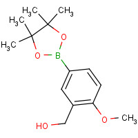 1009303-77-8 [2-methoxy-5-(4,4,5,5-tetramethyl-1,3,2-dioxaborolan-2-yl)phenyl]methanol chemical structure