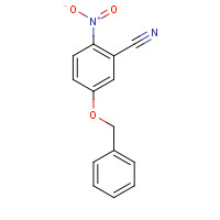 38713-61-0 2-nitro-5-phenylmethoxybenzonitrile chemical structure