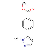 179057-12-6 methyl 4-(2-methylpyrazol-3-yl)benzoate chemical structure