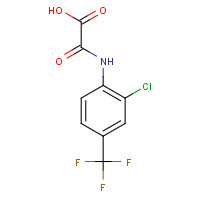 90720-06-2 2-[2-chloro-4-(trifluoromethyl)anilino]-2-oxoacetic acid chemical structure