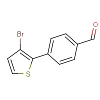 934570-51-1 4-(3-bromothiophen-2-yl)benzaldehyde chemical structure