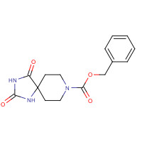 28121-73-5 benzyl 2,4-dioxo-1,3,8-triazaspiro[4.5]decane-8-carboxylate chemical structure
